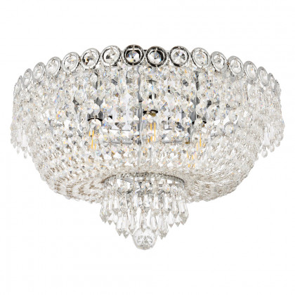 Elegant Flush Mount Light - Chrome, L 18" (V1900F18C-RC)