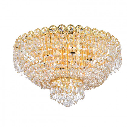 Elegant Flush Mount Light - Gold, L 18" (V1900F18G-RC)