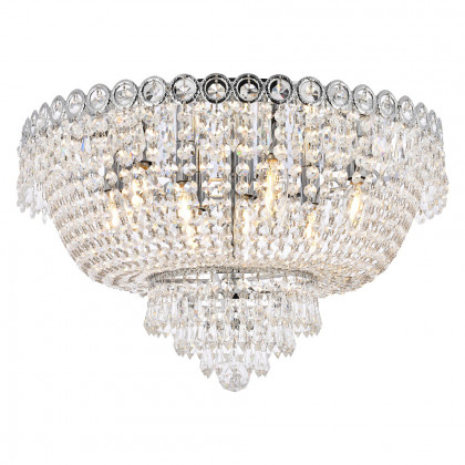 Elegant Flush Mount Light - Chrome, L 20" (V1900F20C-RC)