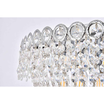 Elegant Flush Mount Light - Chrome, L 20" (V1900F20C-RC)