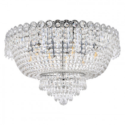 Elegant Flush Mount Light - Chrome, L 20" (V1900F20C-RC)