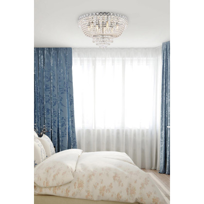Elegant Flush Mount Light - Chrome, L 20" (V1900F20C-RC)