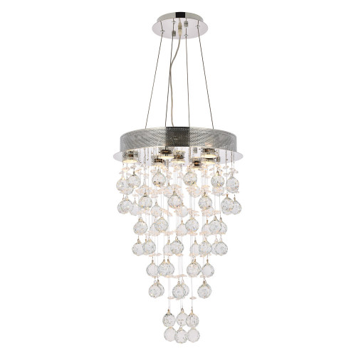 Elegant Pendant Light - Chrome, L 16" (V2006D16C-RC)