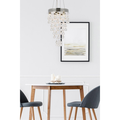 Elegant Pendant Light - Chrome, L 16" (V2006D16C-RC)