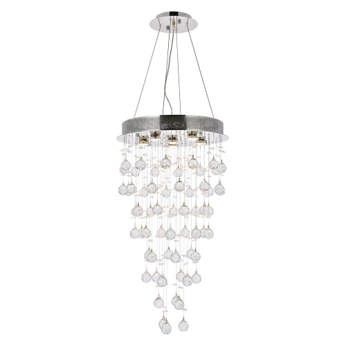 Elegant Pendant Light - Chrome, L 18" (V2006D18C-RC)