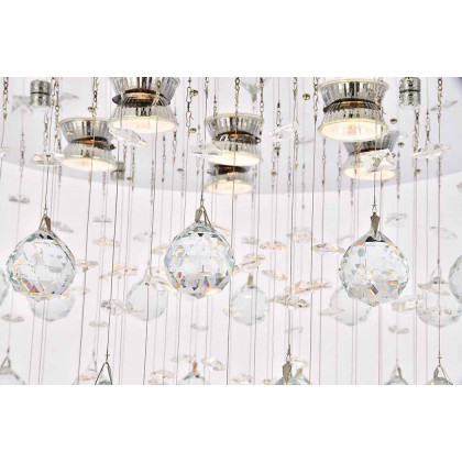 Elegant Pendant Light - Chrome, L 18" (V2006D18C-RC)