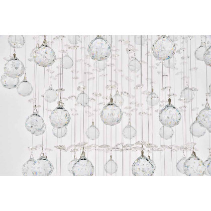 Elegant Chandelier - Chrome, L 28" (V2006G28C-RC)