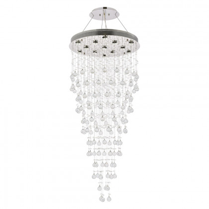 Elegant Chandelier - Chrome, L 28" (V2006G28C-RC)