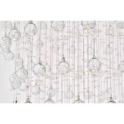 Elegant Chandelier - Chrome, L 32" (V2006G32C-RC)
