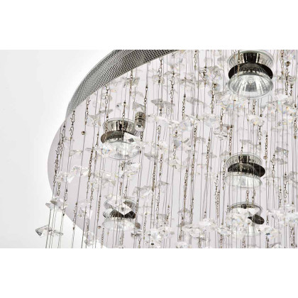 Elegant Chandelier - Chrome, L 32" (V2006G32C-RC)