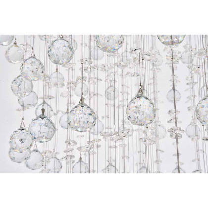 Elegant Chandelier - Chrome, L 32" (V2006G32C-RC)
