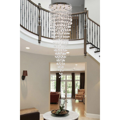 Elegant Chandelier - Chrome, L 32" (V2006G32C-RC)