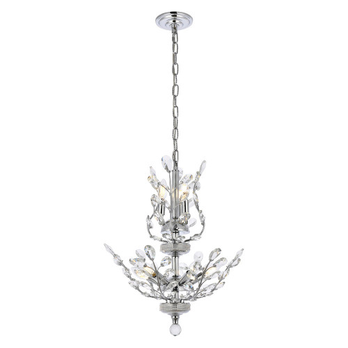 Elegant Chandelier - Chrome, L 21" (V2011D21C-RC)