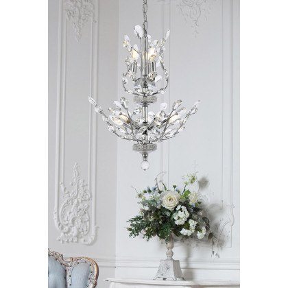 Elegant Chandelier - Chrome, L 21" (V2011D21C-RC)