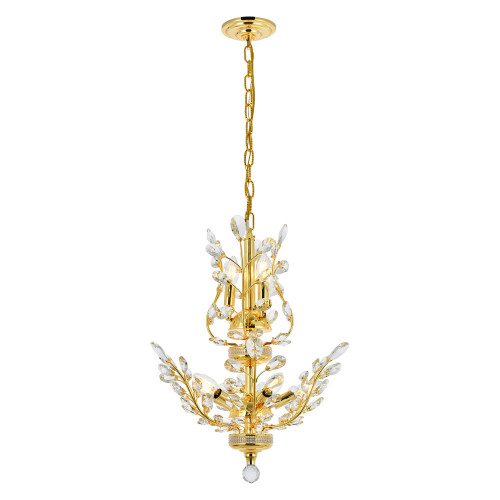 Elegant Chandelier - Gold, L 21" (V2011D21G-RC)