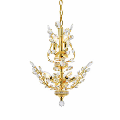 Elegant Chandelier - Gold, L 21" (V2011D21G-RC)