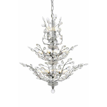 Elegant Chandelier - Chrome, L 27" (V2011D27C-RC)