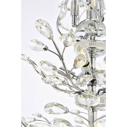 Elegant Chandelier - Chrome, L 27" (V2011D27C-RC)