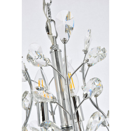 Elegant Chandelier - Chrome, L 27" (V2011D27C-RC)
