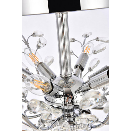 Elegant Flush Mount Light - Chrome/RC, L 27" (V2011F27C-RC)