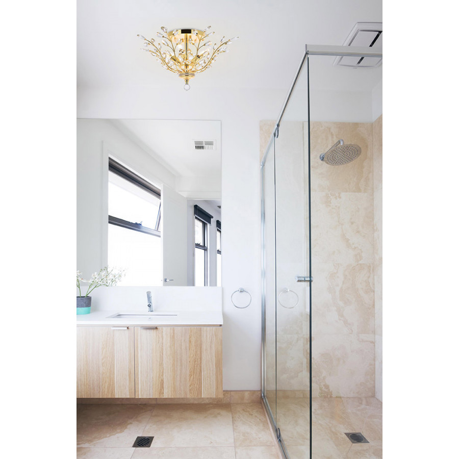Elegant Flush Mount Light - Gold, L 27" (V2011F27G-RC)
