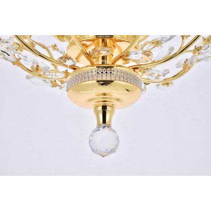 Elegant Flush Mount Light - Gold, L 27" (V2011F27G-RC)