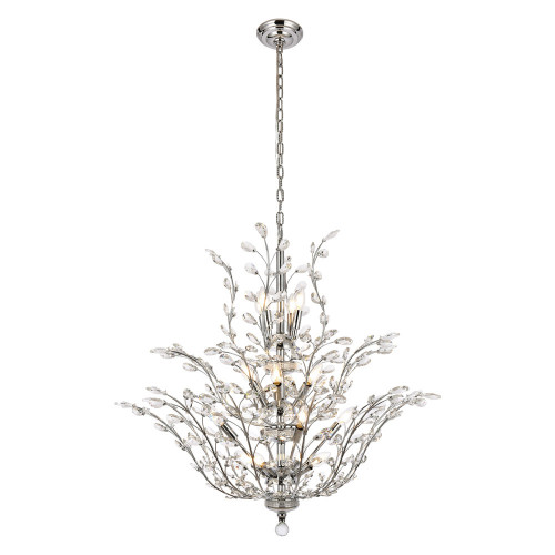 Elegant Chandelier - Chrome, L 41" (V2011G41C-RC)