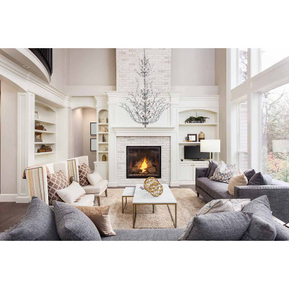Elegant Chandelier - Chrome, L 54" (V2011G54C-RC)