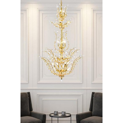 Elegant Chandelier - Gold, L 54" (V2011G54G-RC)