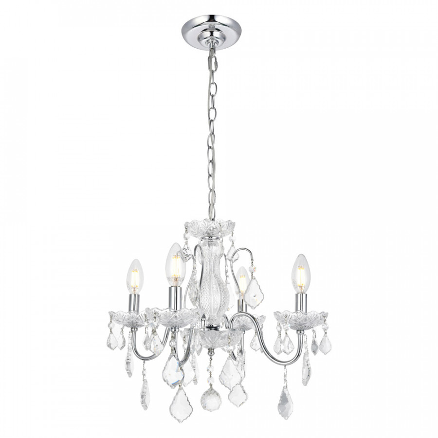 Elegant Pendant Light - Chrome, L 17" (V2015D17C-RC)
