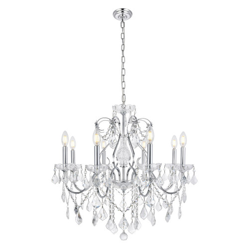Elegant Pendant Light - Chrome, L 26" (V2015D26C-RC)