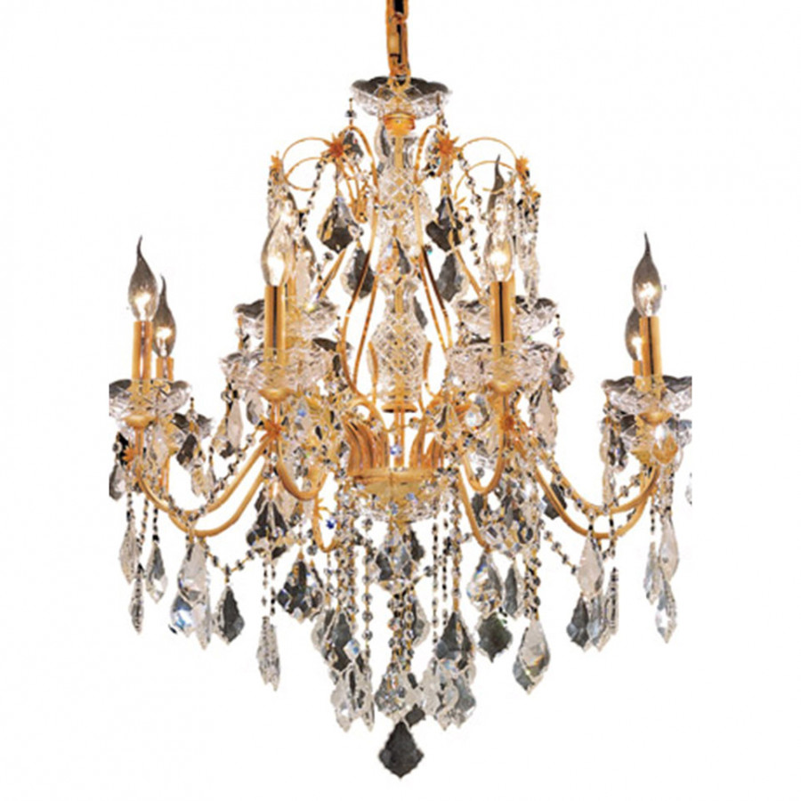 Elegant Pendant Light - Gold, L 28" (V2015D28G-RC)