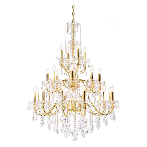 Elegant Chandelier - Gold (V2015G36G-RC)