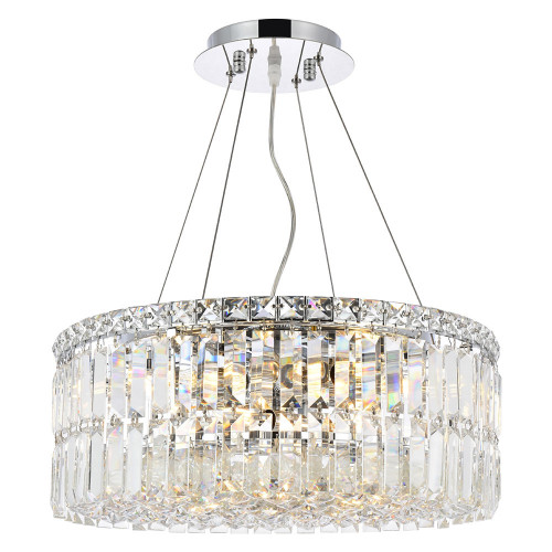 Elegant Chandelier - Chrome, L 20" (V2030D20C-RC)