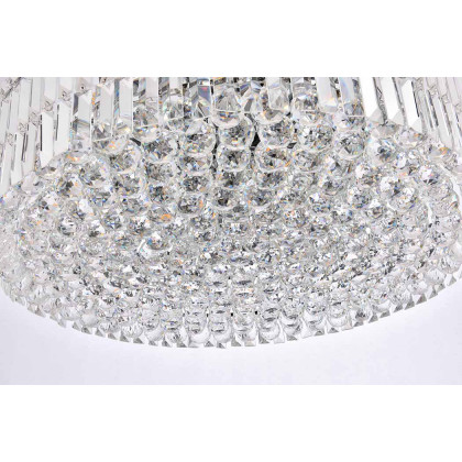 Elegant Chandelier - Chrome, L 28" (V2030D28C-RC)