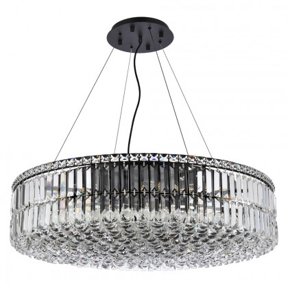 Elegant Chandelier - Black, L 32" (V2030D32BK-RC)