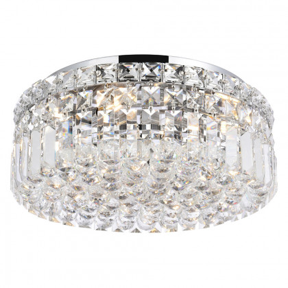 Elegant Flush Mount Light - Chrome, L 14" (V2030F14C-RC)