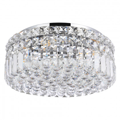 Elegant Flush Mount Light - Chrome, L 14" (V2030F14C-RC)