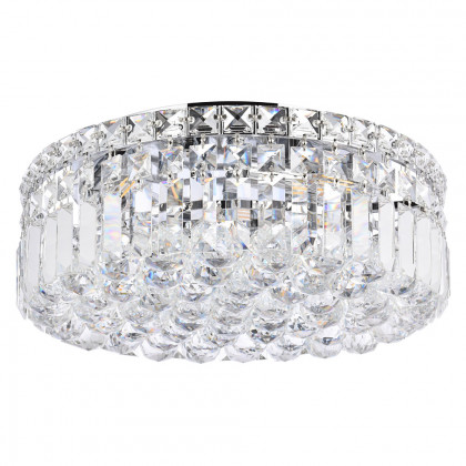 Elegant Flush Mount Light - Chrome/RC, L 16" (V2030F16C-RC)