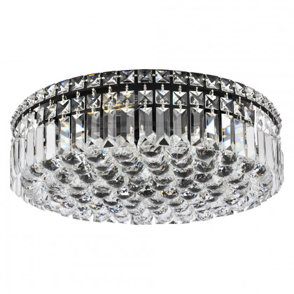 Elegant Flush Mount Light - Black, L 20" (V2030F20BK-RC)