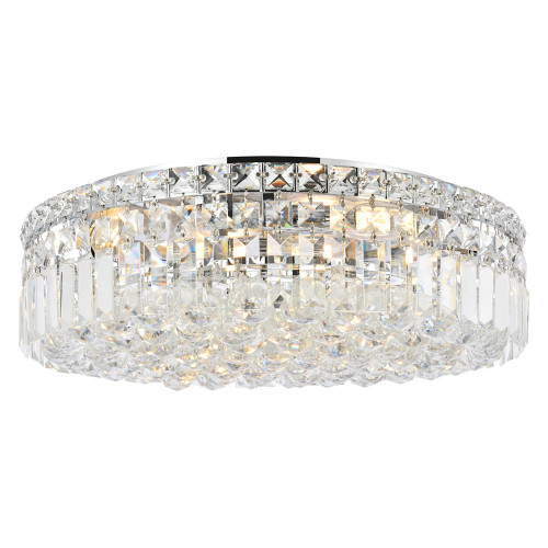 Elegant Flush Mount Light - Chrome, L 20" (V2030F20C-RC)