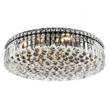Elegant Flush Mount Light - Black, L 24" (V2030F24BK-RC)