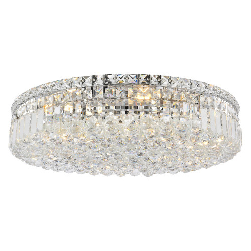 Elegant Flush Mount Light - Chrome, L 24" (V2030F24C-RC)