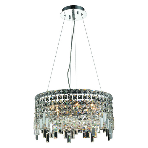 Elegant Chandelier - Chrome, L 20" (V2031D20C-RC)