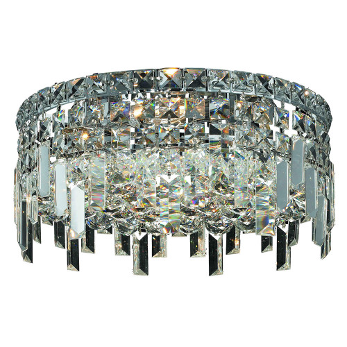 Elegant Flush Mount Light - Chrome, L 14" (V2031F14C-RC)