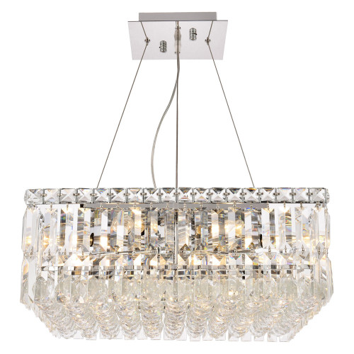 Elegant Chandelier - Chrome, L 20" (V2032D20C-RC)