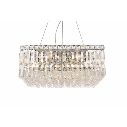 Elegant Chandelier - Chrome, L 20" (V2032D20C-RC)