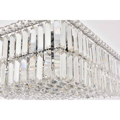 Elegant Chandelier - Chrome, L 20" (V2032D20C-RC)