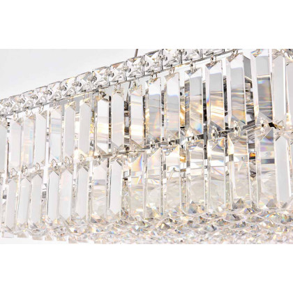 Elegant Chandelier - Chrome, L 20" (V2032D20C-RC)