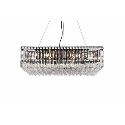Elegant Chandelier - Black, L 28" (V2032D28BK-RC)